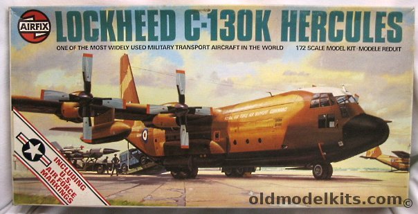 Airfix 1/72 Lockheed C-130K Hercules with Bloodhound Missile and Transporter/Trailer, 09001-0 plastic model kit